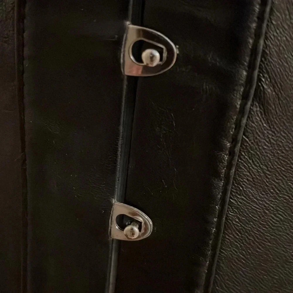 Alter Ego Genuine Leather Metal Boned Corset Renaissance Goth 24” - Picture 4 of 16